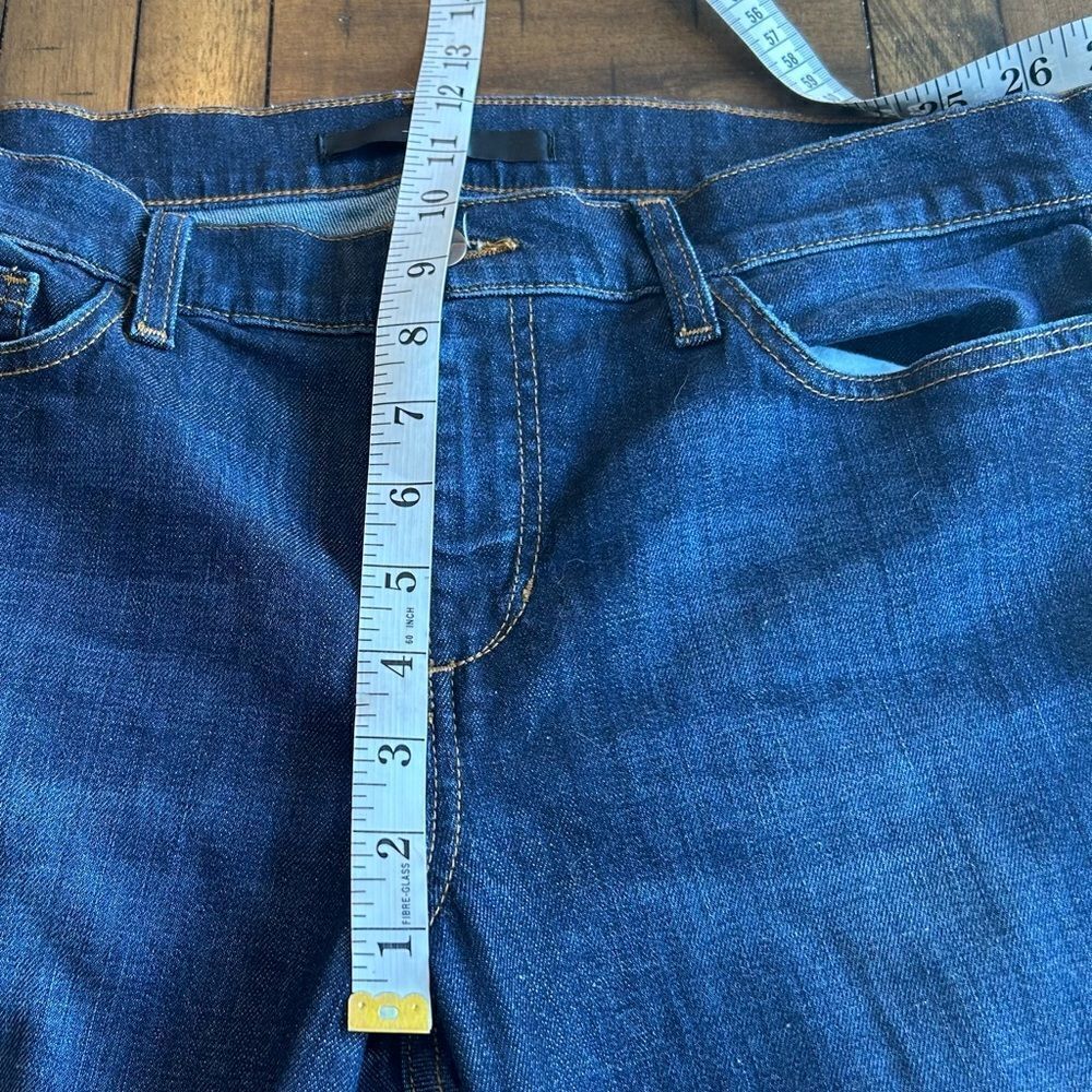 Joe's Jeans Randall Dark Wash Cropped High Rise Jeans Size 32 Style FH6R5906 - Picture 5 of 10